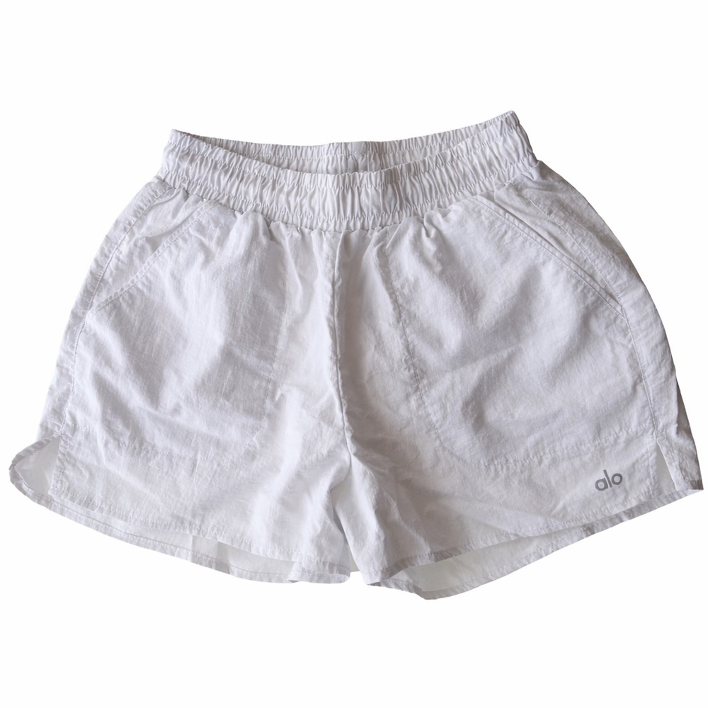 ALO Yoga Women's Bright White Athletic Shorts